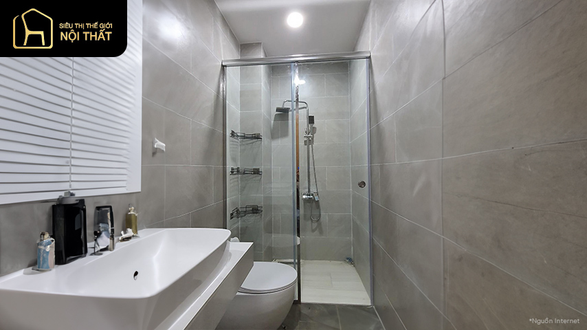 Mẫu thiết kế phòng tắm 6m2 tiện nghi, tối ưu diện tích