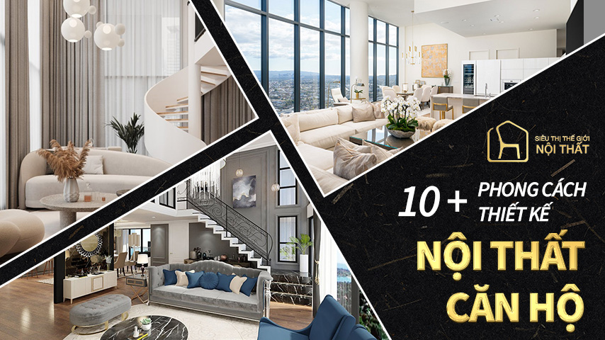 10+ Phong cách thiết kế nội thất căn hộ tối giản cho căn hộ nhỏ