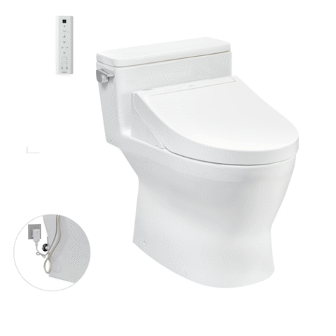 Bàn cầu 1 khối kết hợp nắp rửa điện tử WASHLET dòng C5 - Cái