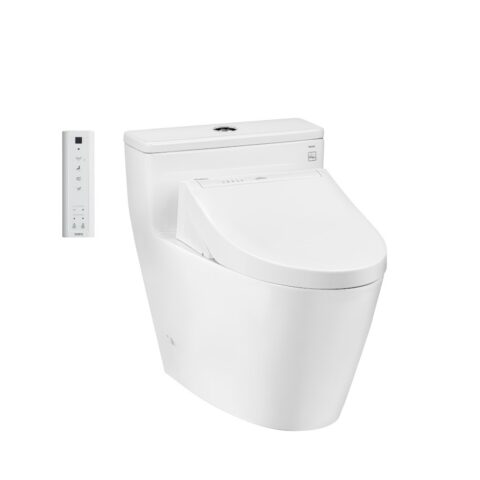 Bàn cầu 1 khối kèm nắp rửa điện tử WASHLET dòng C5 TCF24460AAA - Cái
