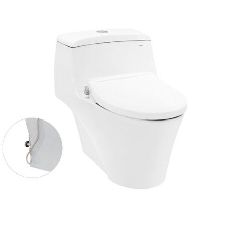 Bàn cầu một khối kèm nắp rửa cơ Ecowasher TCW07S - Cái