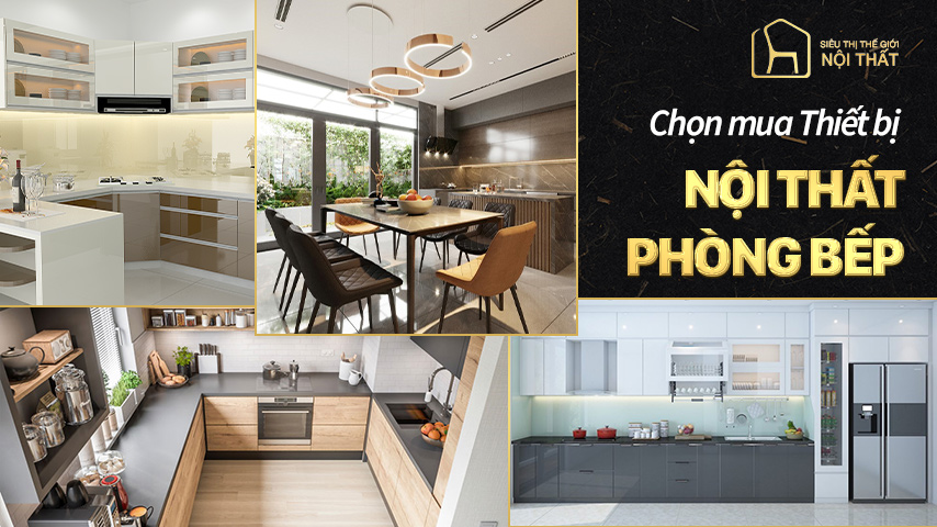 Kinh nghiệm chọn mua thiết bị nội thất phòng bếp cực chuẩn