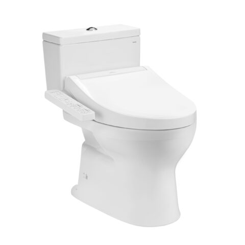 Bàn cầu 2 khối kèm nắp rửa điện tử WASHLET dòng C2 - Cái
