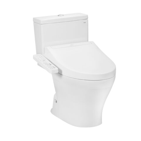 Bàn cầu hai khối kèm nắp rửa điện tử WASHLET dòng C2 - Cái