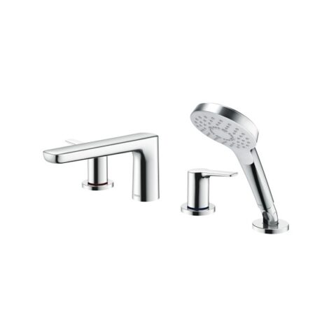 Bộ vòi xả bồn tắm kèm sen tắm GS (4 lỗ) - Bộ