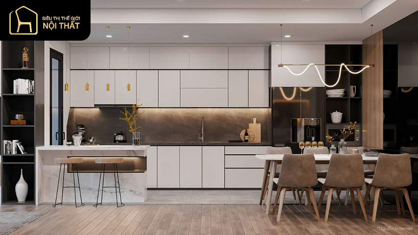 Tổng hợp những mẫu thiết kế nhà bếp hiện đại, sang trọng và tiện nghi nhất