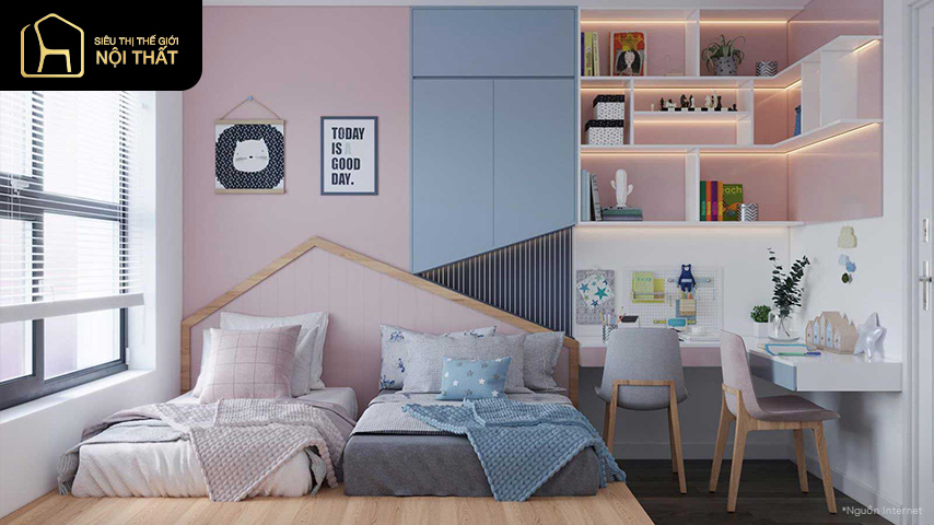 thiết kế phòng ngủ 15m2