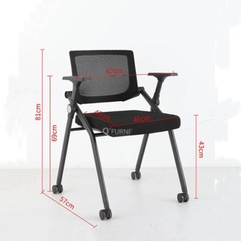 Ghế đào tạo k bàn, k bánh xe Renew 34W-1 - Cái