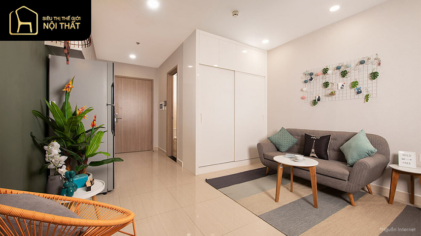 mẫu căn hộ studio đẹp