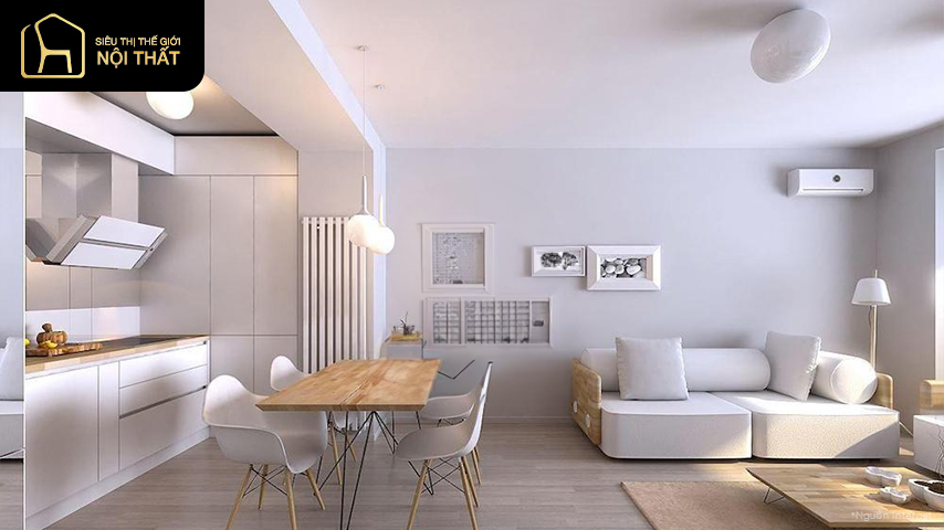 Cách thiết kế nội thất chung cư 70m2 đẹp ấn tượng
