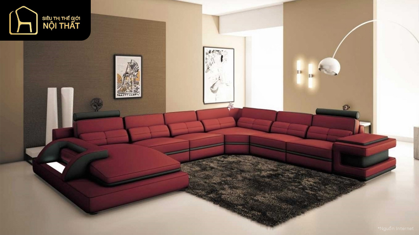 Kích thước sofa chuẩn phù hợp với không gian phòng khách