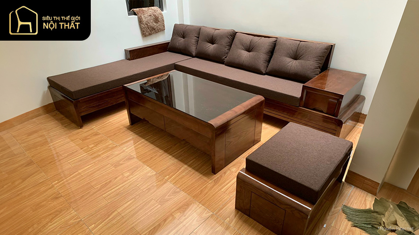 Kích thước sofa chuẩn phù hợp với không gian phòng khách