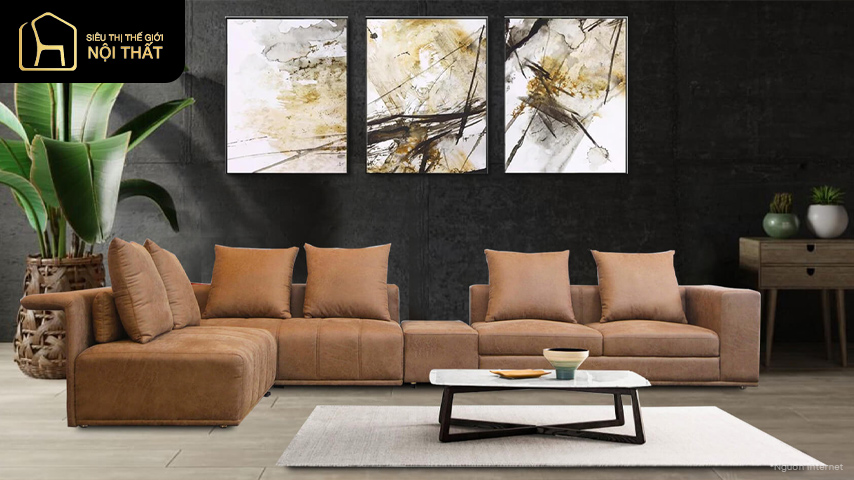 Kích thước sofa chuẩn phù hợp với không gian phòng khách