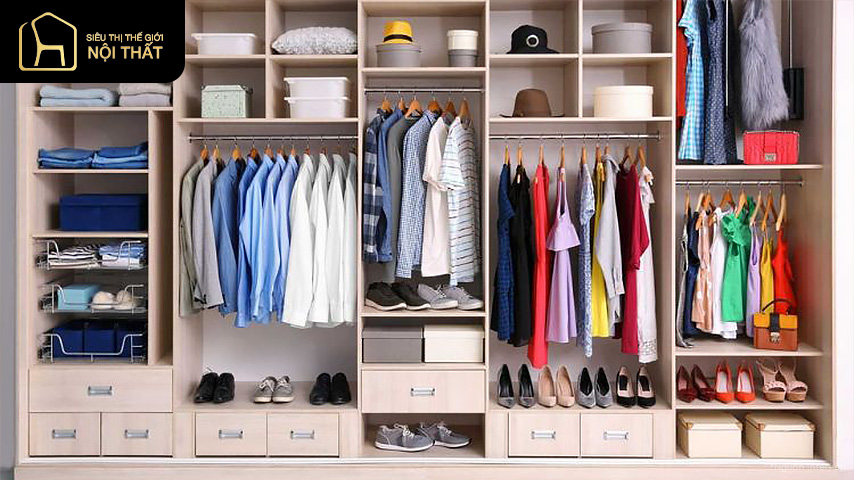 Mẹo Hay Sắp Xếp Tủ Quần Áo Gọn Gàng