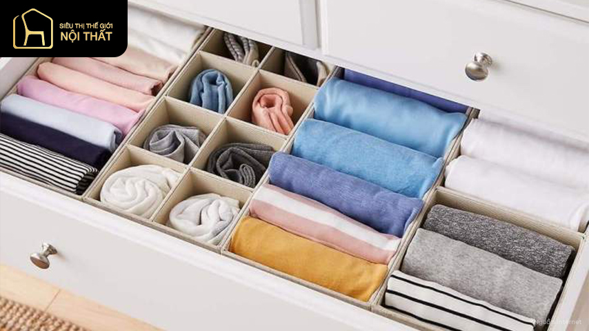 Mẹo Hay Sắp Xếp Tủ Quần Áo Gọn Gàng