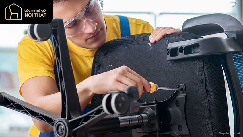 Cách sửa ghế văn phòng nhanh và hiệu quả nhất