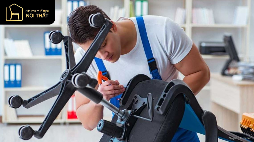 Cách sửa ghế văn phòng nhanh và hiệu quả nhất
