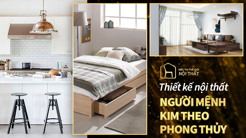 Thiết kế nội thất cho người mệnh kim theo phong thủy