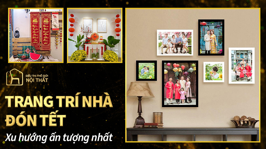 Xu hướng trang trí nhà đón tết ấn tượng
