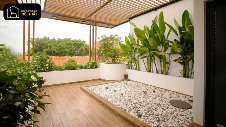 Thiết kế sân vườn đẹp với 3 quy tắc chính