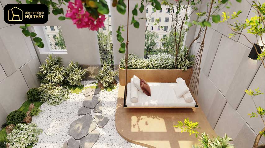Thiết kế sân vườn đẹp với 3 quy tắc chính