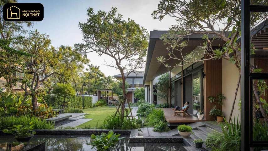 Thiết kế sân vườn đẹp với 3 quy tắc chính