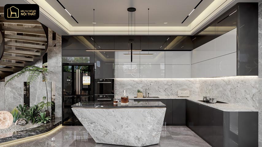 thiết kế nội thất phòng bếp 
