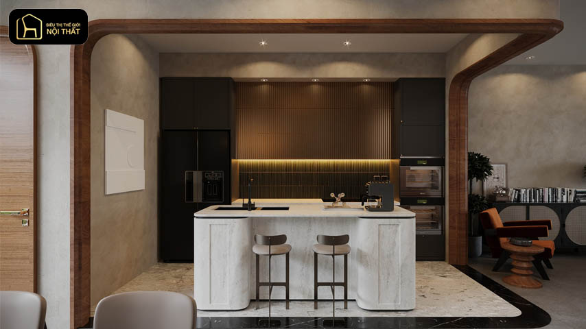 thiết kế nội thất phòng bếp 