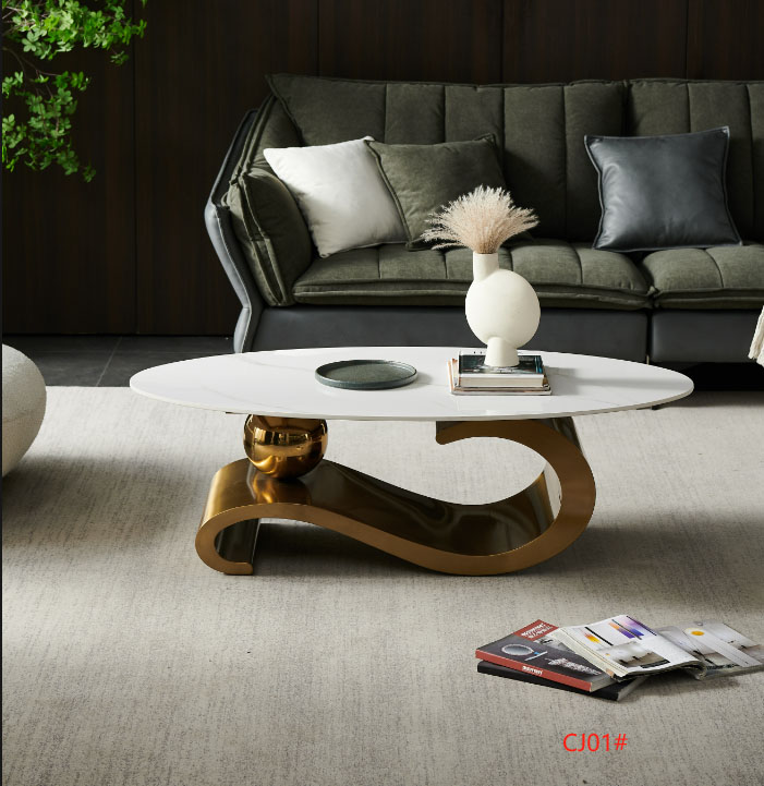 Bàn trà quả cầu chữ S CJ01