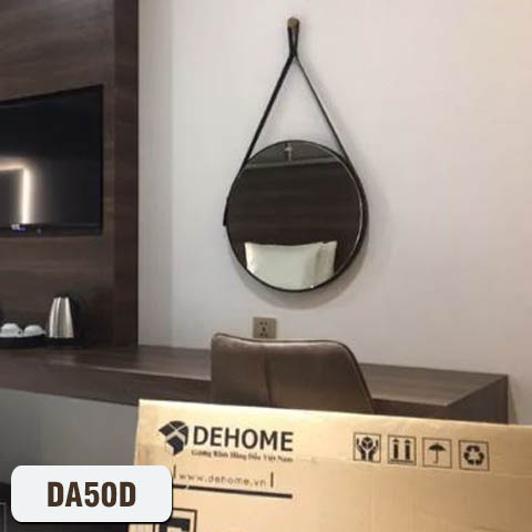 Gương Bàn Trang Điểm Dây Da DA50D