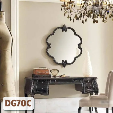Gương Khung Gỗ Tự Nhiên Treo Tường DG70C
