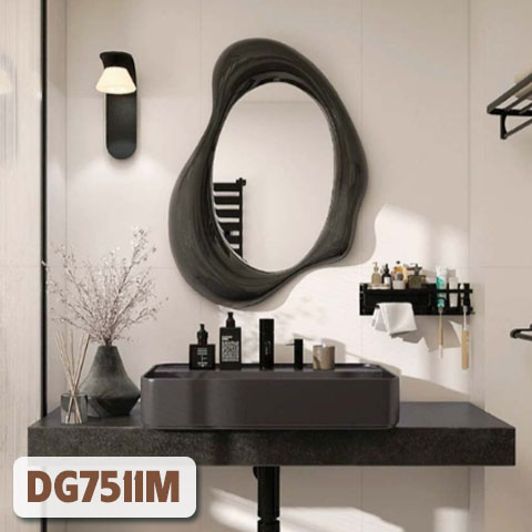 Gương Decor Phòng Tắm Khung Gỗ Treo Tường DG7511M