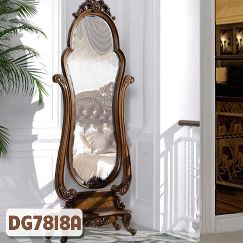 Gương Soi Toàn Thân Khung Gỗ Cổ Điển DG7818A