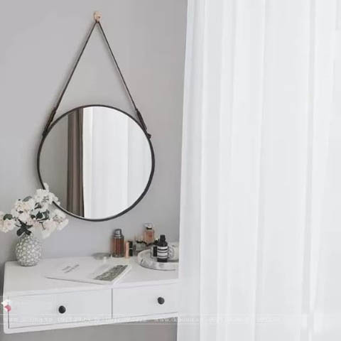 Gương Bàn Trang Điểm Dây Da DA60F