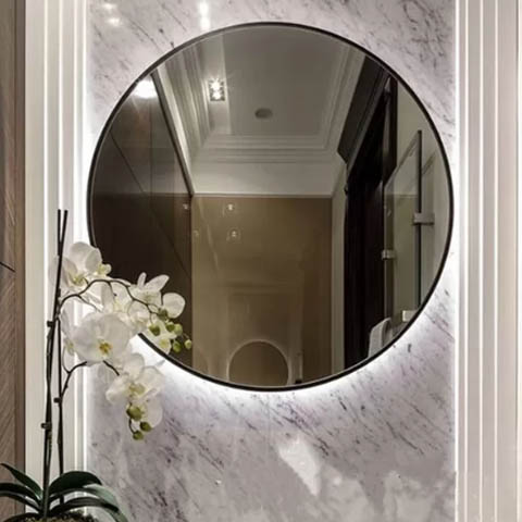 Gương Treo Tường Nhà Tắm Có Đèn DKL60.1B