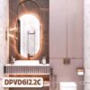 Gương Khung Mạ PVD Hình Bầu Dục DPVD612.2C
