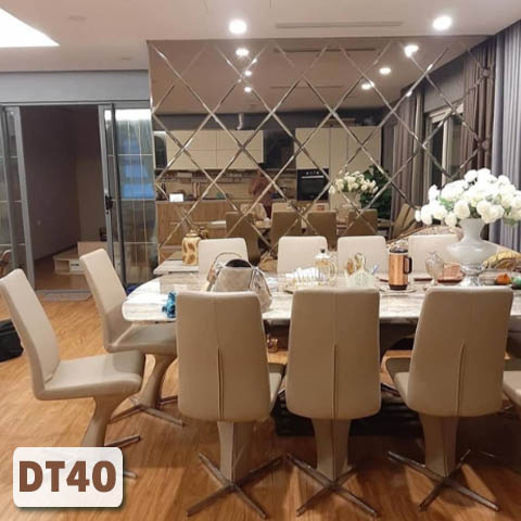 Gương Bỉ Dán Tường Cao Cấp Phòng Bếp DT40
