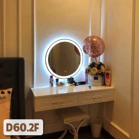 Gương Led Bàn Trang Điểm Hình Tròn D60.2F