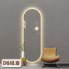 Gương toàn thân có đèn led hình bầu dục D618.1B