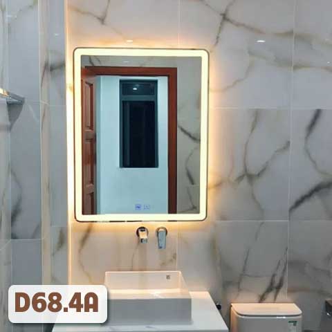 Gương Phòng Tắm Cao Cấp Hình Chữ Nhật D68.4A