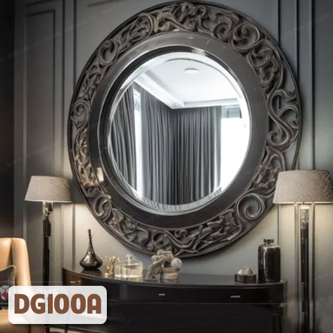 Gương Khung Gỗ Cổ Điển Trang Trí DG100A