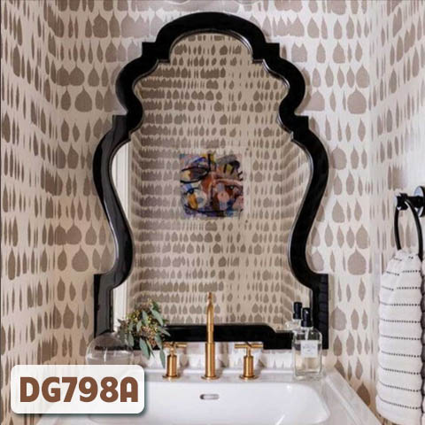 Gương Phòng Tắm Khung Gỗ Nghệ Thuật Cao Cấp Dehome - DG798A