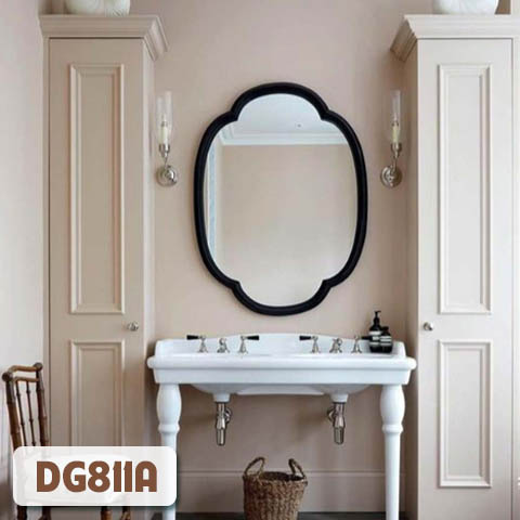 Gương Phòng Tắm Khung Gỗ Nghệ Thuật DG811A