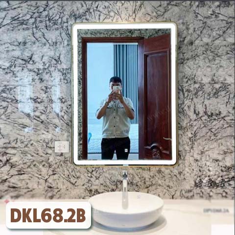 Gương khung inox mạ PVD - DKL68.2B