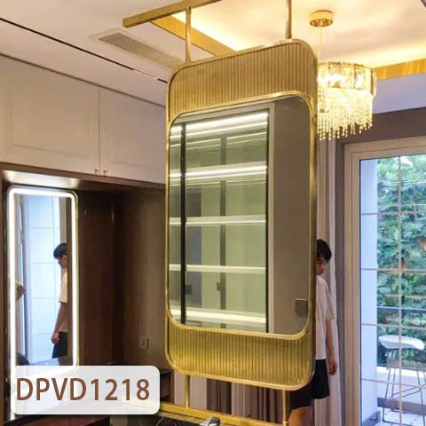 Gương khung mạ PVD hai mặt cao cấp DPVD1218