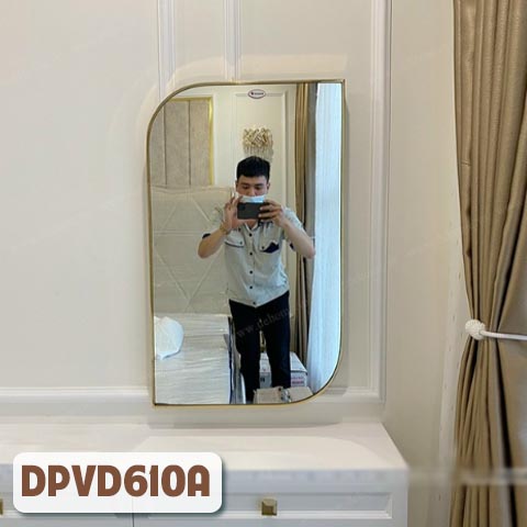 Gương trang điểm khung mạ PDV - DPVD610A