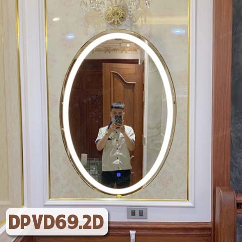 Gương khung inox mạ PVD - DPVD69.2D
