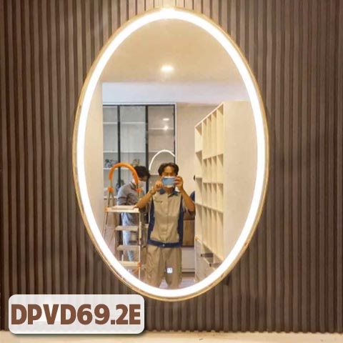 Gương Khung Mạ PVD Bàn Trang Điểm DPVD69.2E