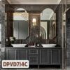 Gương Phòng Tắm Treo Tường Khung Mạ PVD - DPVD714C