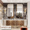 DPVD715B Gương Khung Mạ PVD Treo Tường Phòng Tắm